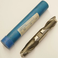 7/8" End Mill Finishing 2 flute center cut double end HSS USA