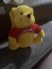 Disneys Winnie The Pooh Plush With Book Attached Pooh  s Tales