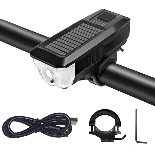 Ultra Bright Bike Light, IPX4 Water Resistant Bicycle Headlight, USB Recharge...