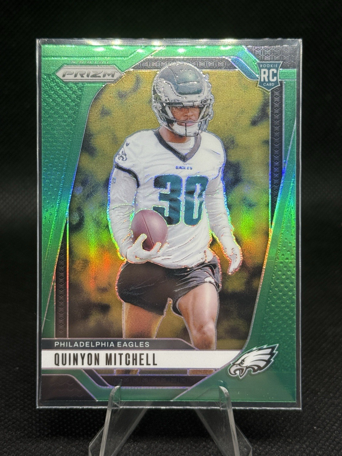 2024 Panini Prizm - Quinyon Mitchell #381 Green Prizm (RC)