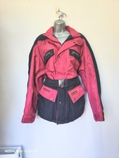 Belstaff Pro-Toura Ladies Jacket Red Black Cordura Waterproof Size 12 M