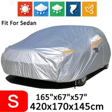 NEVERLAND Full Sedan Car Cover Waterproof All Weather Dust Sun Rain Snow Protect