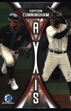 2025 Bowman Draft #A-8 Kayson Cunningham Axis Arizona Diamondbacks
