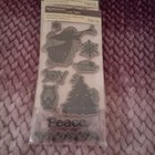 3 Pkgs Recollections Christmas Cling Stamp Sets Festive Holiday Paper Craft — photo 7