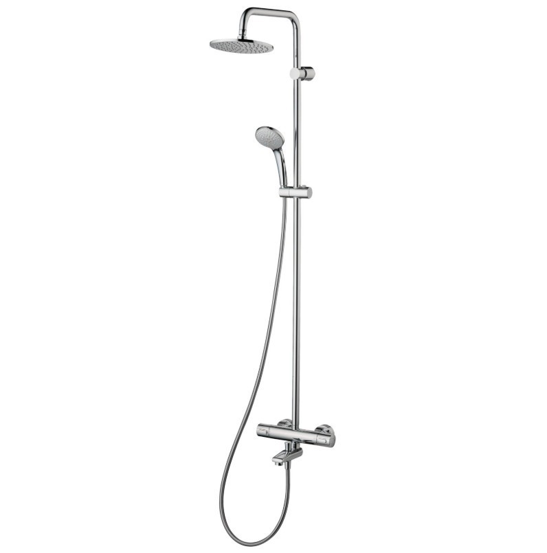 Ideal Standard Ceratherm 100 Dual Head Bath Shower Mixer Pack Chrome - A5778AA