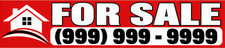 3ft x 8ft For Sale Vinyl Banner Custom Made- New-Free Shipping 1
