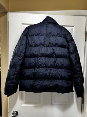 TOMMY HILFIGER BLUE PUFFER JACKET ZIP UP Pre-Owned - Size L