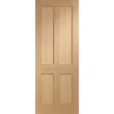 Internal Oak Victorian 4-Panel Shaker Door - Unfinished - 2040 x 7 INTOVICSHA726