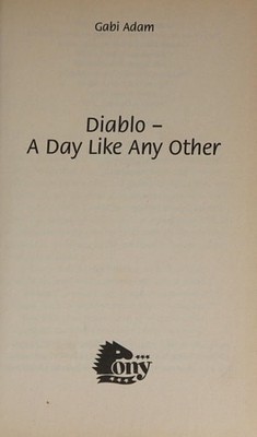 Diablo: A Day Like Any Other by Gabi Adam, Good Book