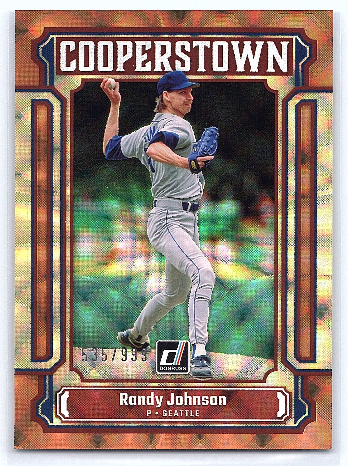 2023 Donruss #CT11 Randy Johnson Cooperstown #/999
