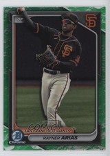 2024 Bowman Chrome Prospects Lunar Glow Refractor Rayner Arias #BCP-127 16xg