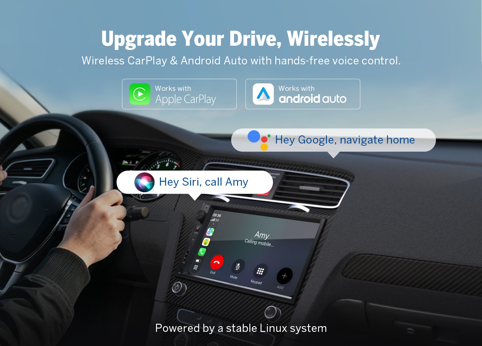 Autoradio Eonon X3 7" Touchscreen con CarPlay e Android Auto foto 2