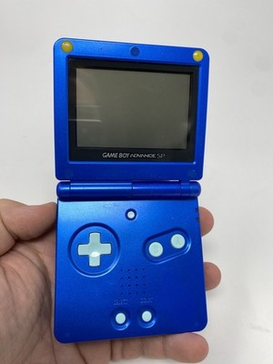 Nintendo Gameboy Advance SP Rockman Blue console AGS-001 Genuine