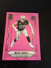 2025 Panini Donruss Elite - Maxx Crosby #87 Pink