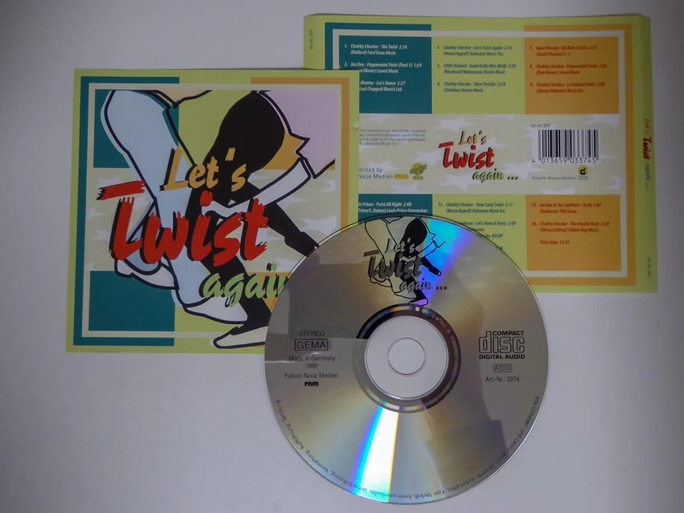VARIOUS let's twist again VG+/VG (CD Album, Pop, Universe) - Bild 1 von 1