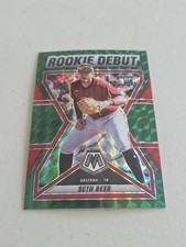 2022 Panini Mosaic Seth Beer Green Mosaic Prizm Rookie Debut Diamondbacks