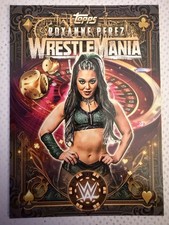 2026 Topps WWE Wrestlemania 42 Exclusive Card Las Vegas Roxanne Perez Roxy