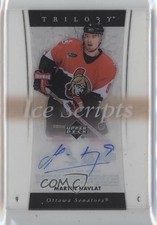 2005-06 Upper Deck Trilogy Ice Scripts Martin Havlat #IS-HA Auto g3b