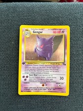 1999 Pokemon Fossil 5 Gengar-Holo 1st Edition Rare 5/62