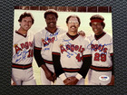 Rod Carew Reggie Jackson Fred Lynn Baylor Signed Autograph 8x10 Photo PSA DNA