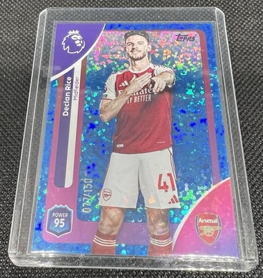 2025-26 Topps Premier League Declan Rice /150 BLUE RAINBOW Arsenal