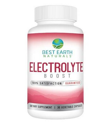 Best Earth Naturals Electrolyte Boost Supplement - Support Electrolyte Balance -
