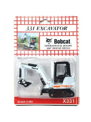 Bobcat X331 Mini Excavator - Wan Ho 1:50 Scale Diecast Model #6901119 New