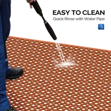 60" x 36" Heavy Duty Floor Mat Anti-Fatigue Kitchen Bar Rubber Drainage Kitchen