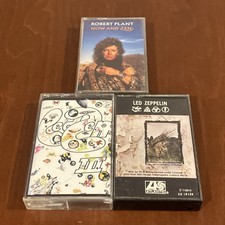 Lot Of 3 Led Zeppelin & Robert Plant Cassettes