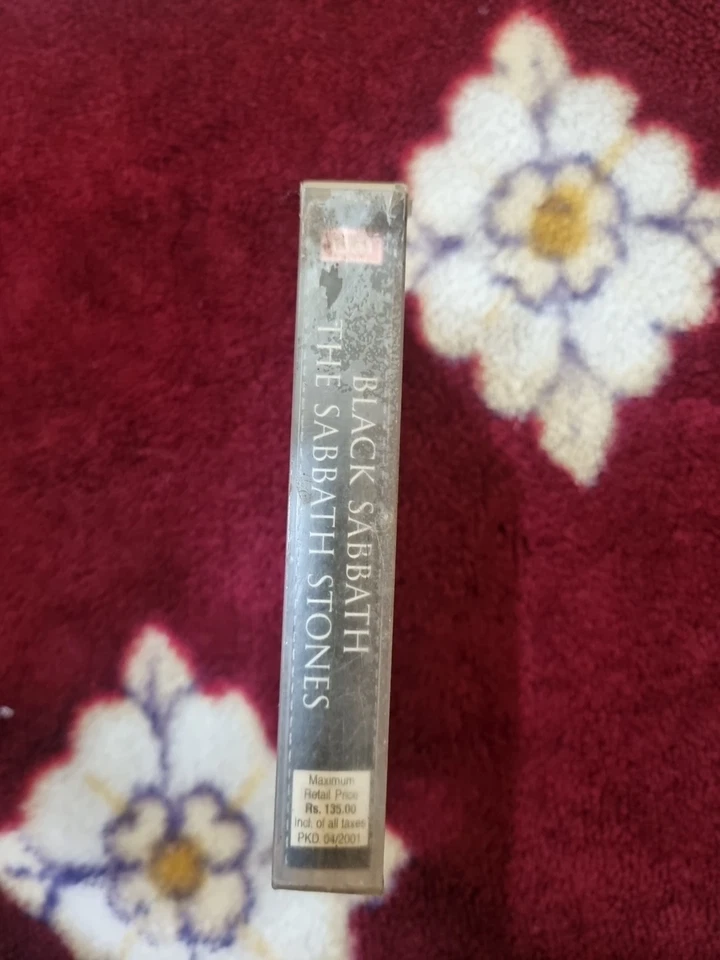 Black Sabbath The Sabbath Stones INDIA MADE SEALED CASSETTE OZZY OSBOURNE - Image 2 of 3