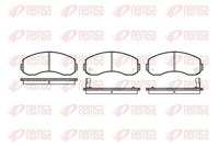 Bremsbelagsatz Scheibenbremse Remsa 0619.02 FüR K2500 K2900 Asia KIA SD K2700 HI