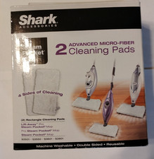 NEW Genuine Shark Steam Pocket Mop Rectangle Cleaning Pads OEM Micro-Fiber Pro