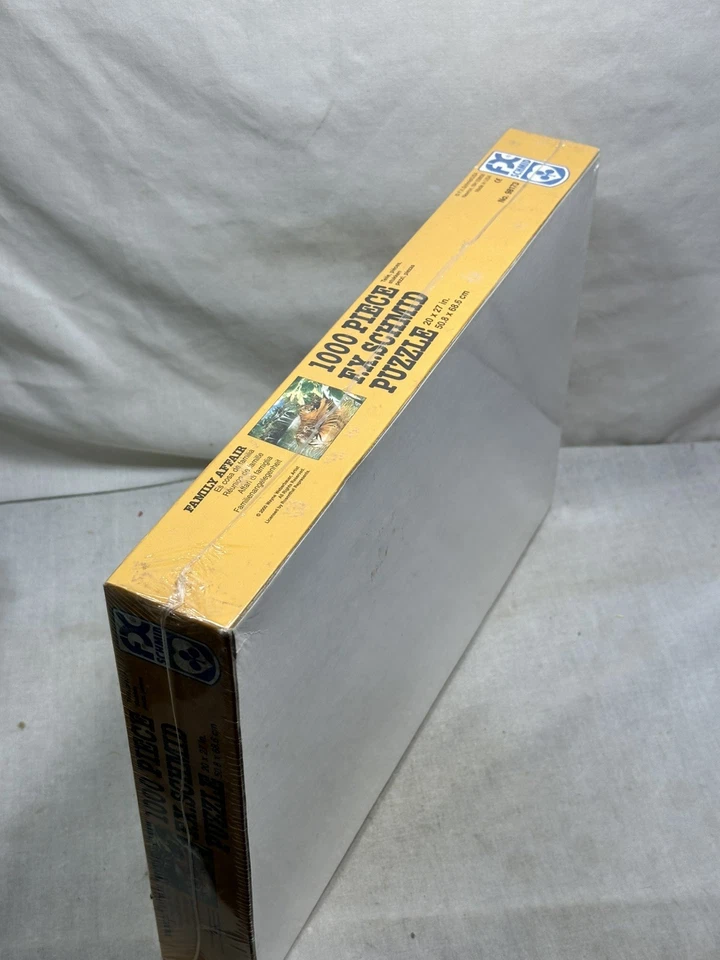 BRAND NEW & SEALED~ F.X. SCHMID ~FAMILY AFFAIR ~TIGERS ~1000 PC PUZZLE~ 20 X 27 - Image 4 of 4