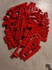 Lot de 118 plaques Lego mixtes neuves 1x1 1x2 1x3 1x6 1x8 rouge