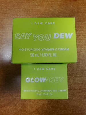 2Pk: I Dew Care Vit. C Say You Do Face Cream&Glow Key Eye Cream (Exp 5/31/26) D3