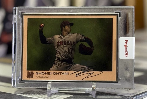 Topps Project 70 Artist Proof 621 Ohtani Undefeated AP Silver Frame 51