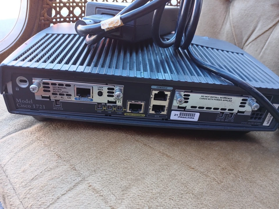 Cisco 1700 Series Router with Power Supply – Untested, As-Is - Image 2 of 4