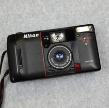 Nikon Tele Touch 300 AF Point Shoot 35mm Film Camera 35-55mm Macro Untested