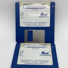 1988 Chess master 2100 Apple IIGS Disk 1  2 Vintage Floppy Disk