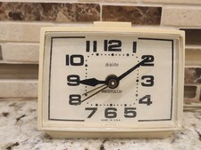 Vintage Westclox Alarm Clock Dialite Bold II Drowse Model 22392 Made In USA