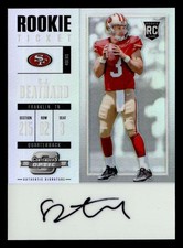 2017 Panini Contenders Optic C.J. Beathard Rookie Auto 49ers TV1948