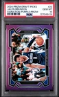 2024 PANINI PRIZM DRAFT PICKS VARIATION-PURPLE #22 JALEN BRUNSON 73/75 PSA 10