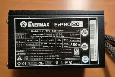 Netzteil 350W Enermax ErPro 80+ EES350AWT nicht getestet