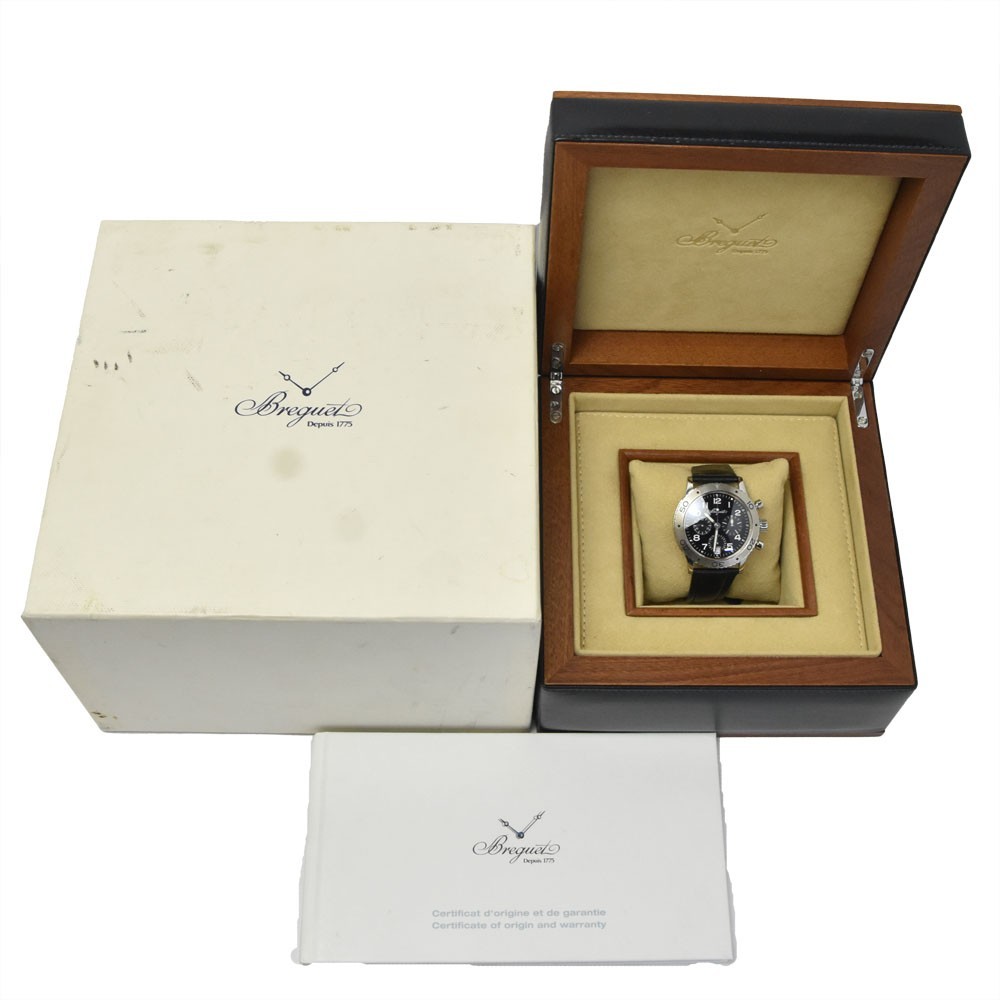 with paper Breguet Transatlantic 3820STH29W6 Date Automatic Men's Watch R#149250 image 10