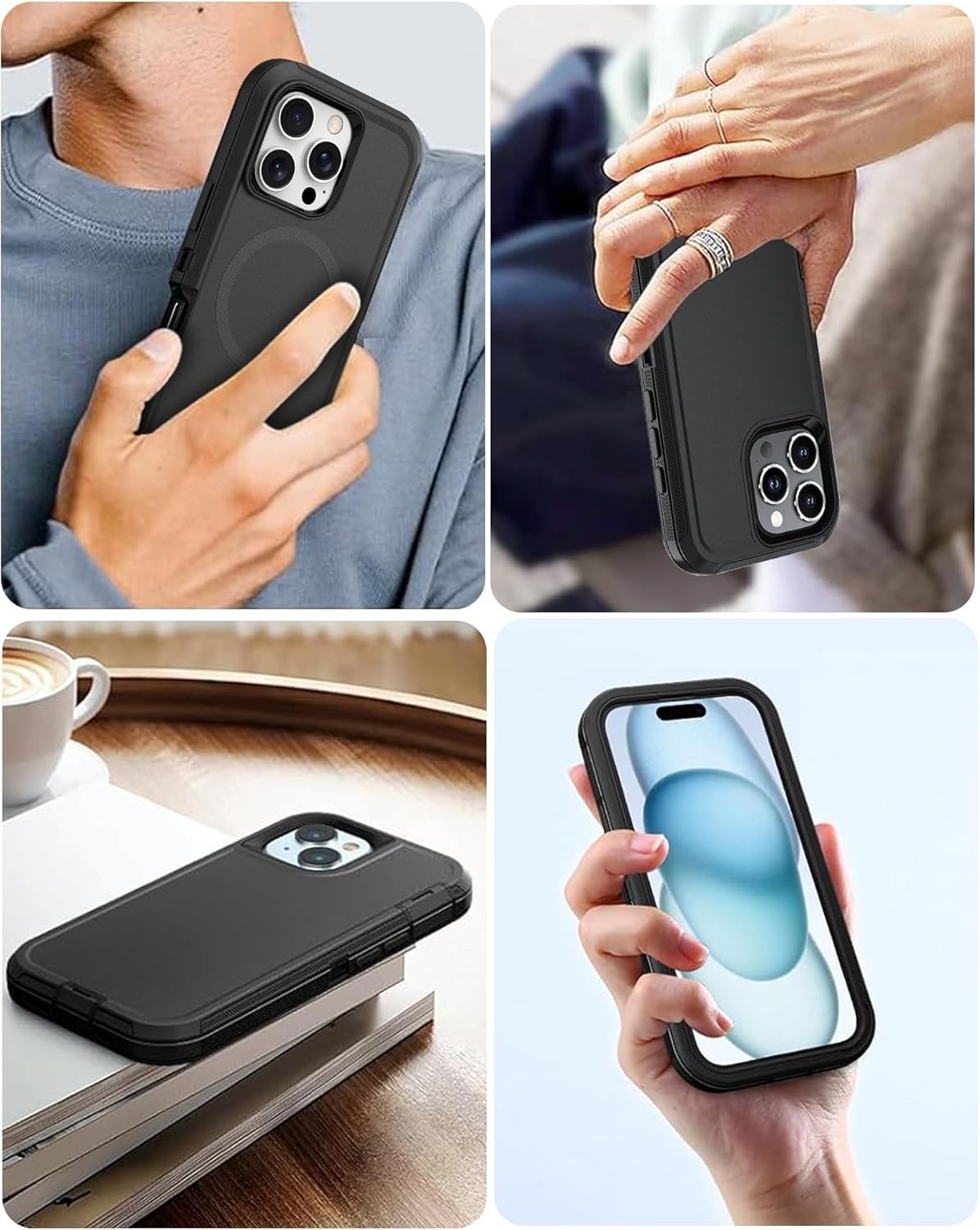 Magnetic Case for iPhone 16 Pro Max 6.9 inch MagSafe Military Grade Protection