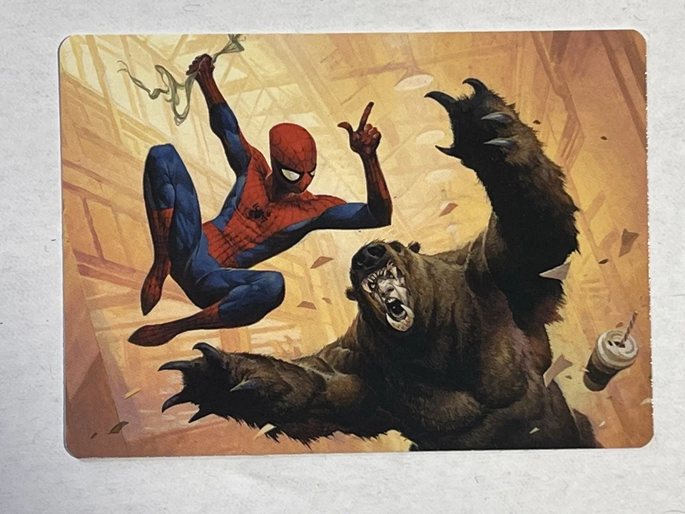 Spider-Ham, Peter Porker Art Card (Gold-Stamped Signature) - Art Series MTG - Image 4 of 4