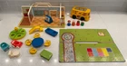 Vintage 1978 Fisher Price Little People Nursery School #929 + Bus w/ Accessories
