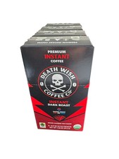 4 USDA Organic Dark Roast Coffee Packets - High Caffeine, 8 Single-Serve Packs