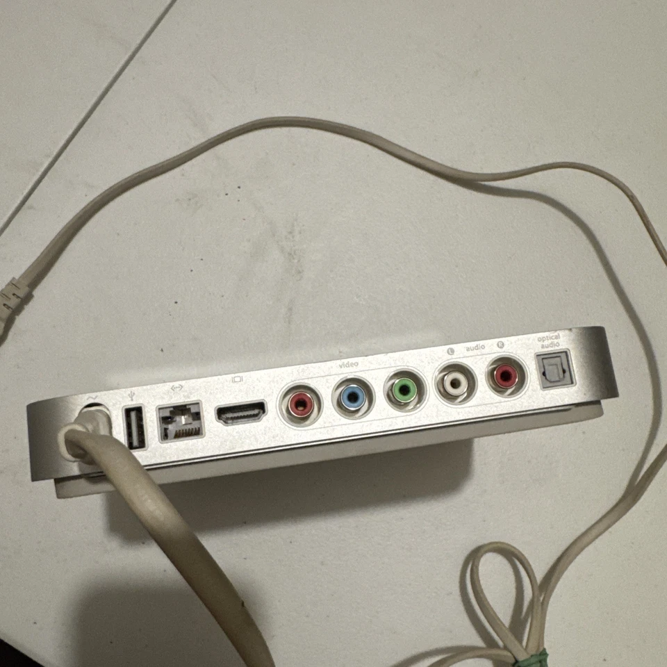 2007 Apple TV  1st Generation Silver Media Streaming Device Model A1218 w/ Cord - Image 2 of 3