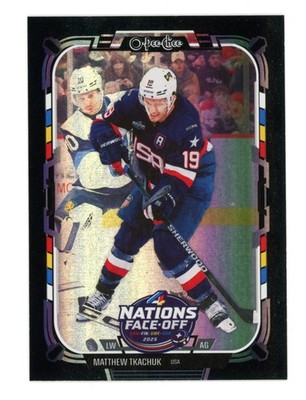2025-26 O-Pee-Chee Rainbow Black # 513 Matthew Tkachuk  /100